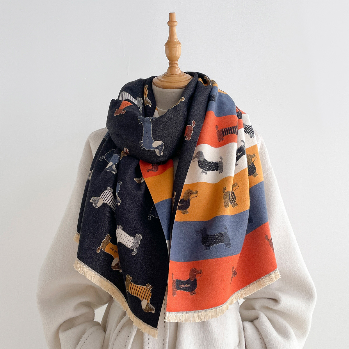Cashmere Pashmina Wrap - Écharpe de luxe, Hijab, Pashmina, Bandana,