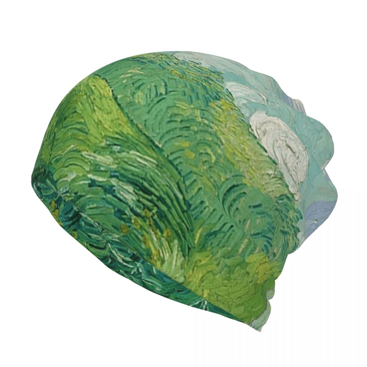 Green Wheat Fields, Auvers, Vi - Knit Beanie Hat Warm avis et prix