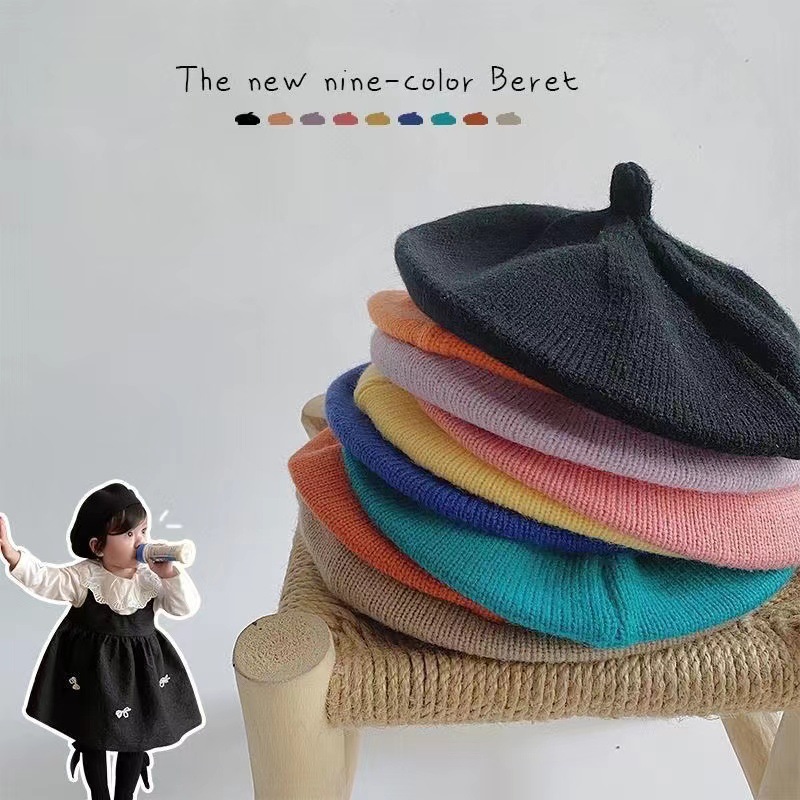 Nouveauté tricoté bébé béret e - Knit Beanie Hat Warm avis et prix